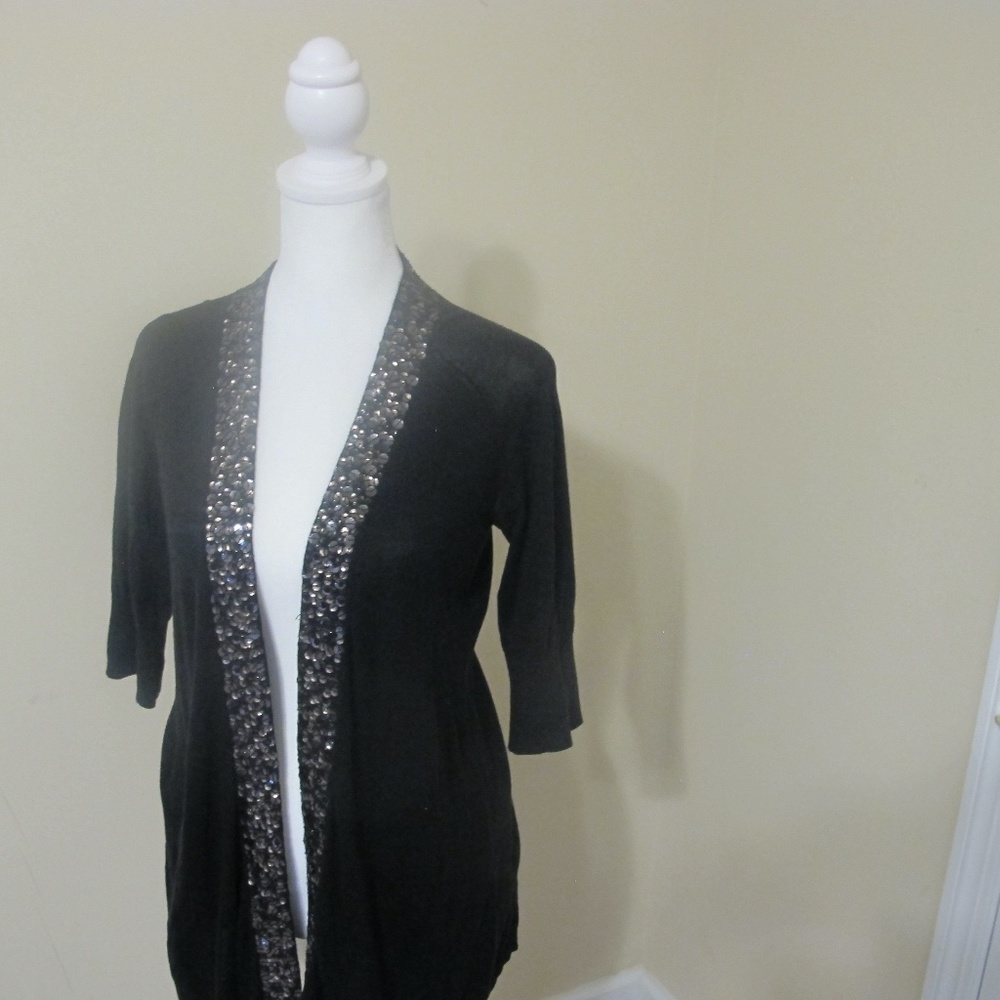 Women's Express Black Cardigan Jacket Size Medium GUC - Picture 1 of 3
